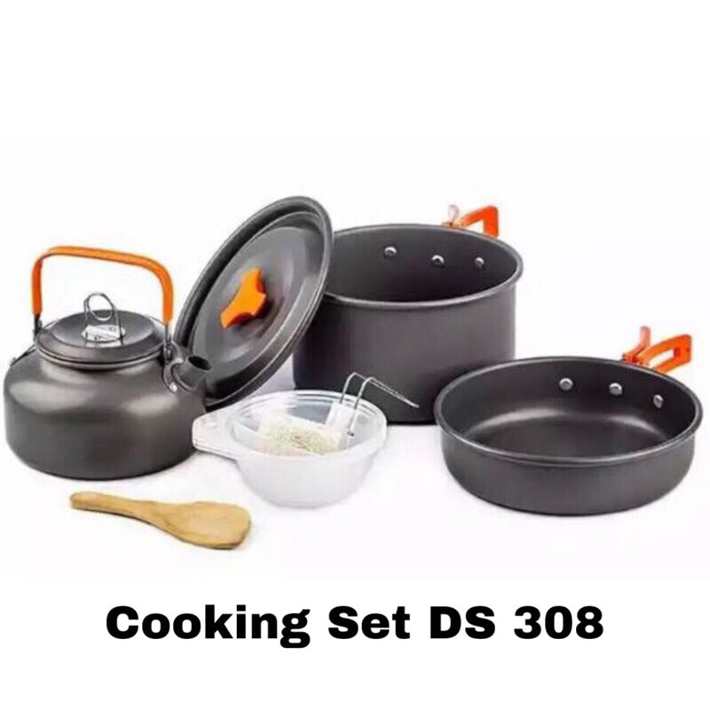 Jual Cooking Set Ds Panci Teko Alat Masak Camping Hiking