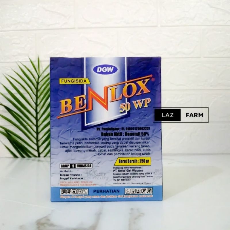 Jual Fungisida BENLOX 50 WP 250 Gram Benomil Shopee Indonesia