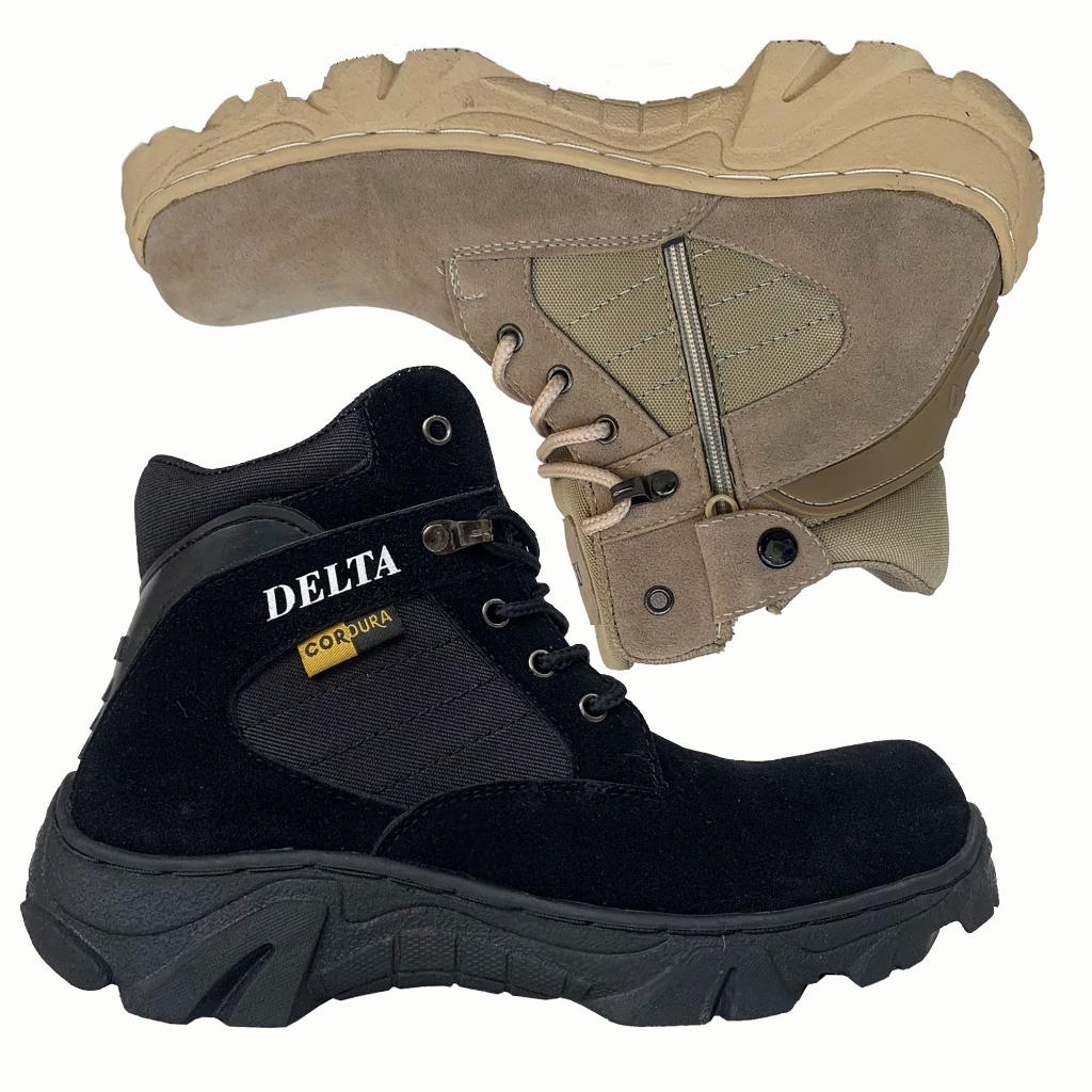 Jual Sepatu Gunung Boots Safety Pria Delta Tactical Outdoor Toueing