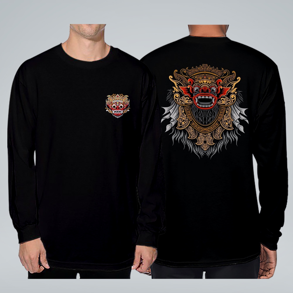 Jual KAOS BARONG BALI KAOS LENGAN PANJANG BAJU BALI T SHIRT