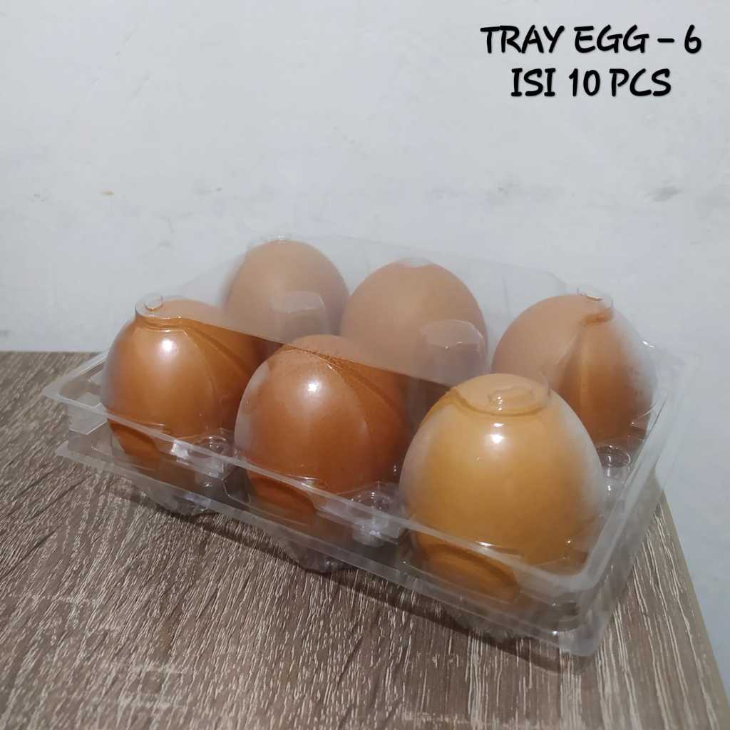 Jual Kotak Plastik Mika Egg Tray Telur Telor Dengan Pengunci Isi