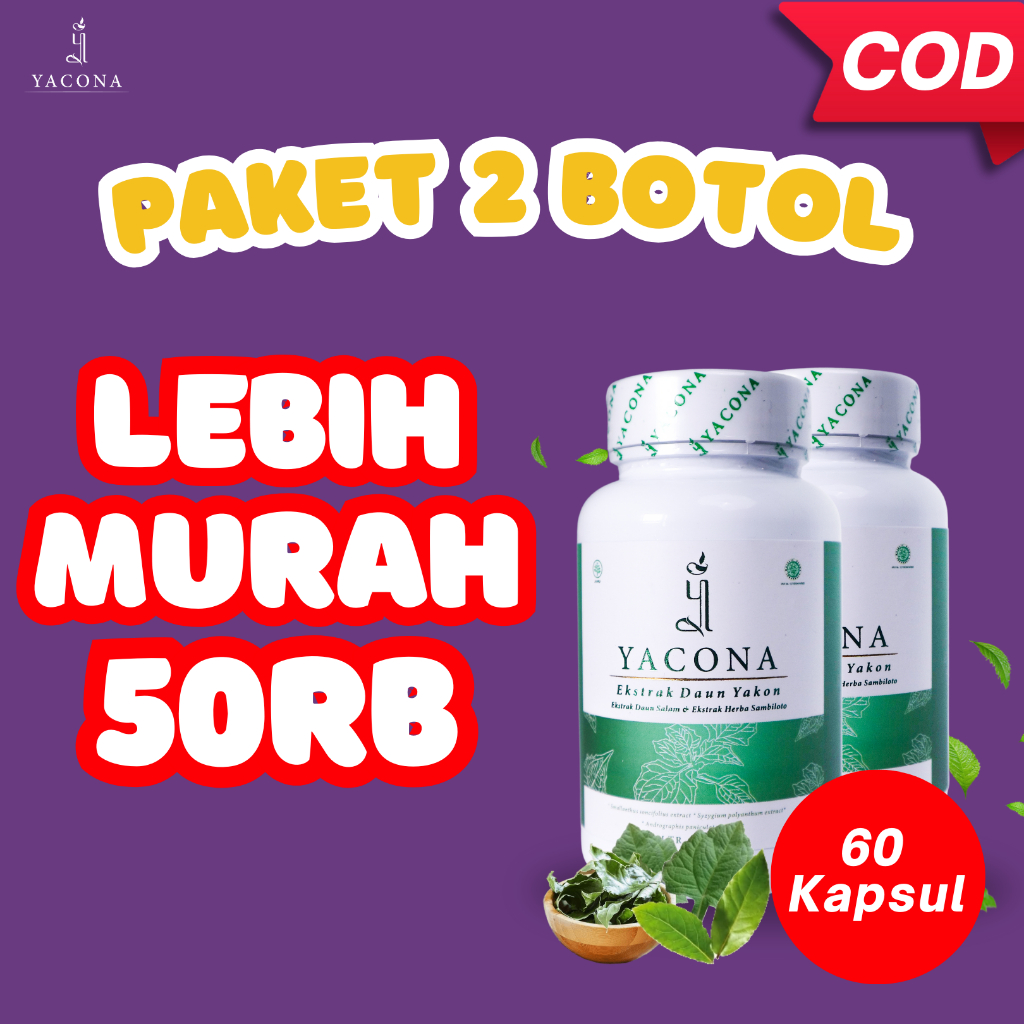 Jual Yacona Obat Diabetes Pertama Di Indonesia Ekstrak Daun Yakon