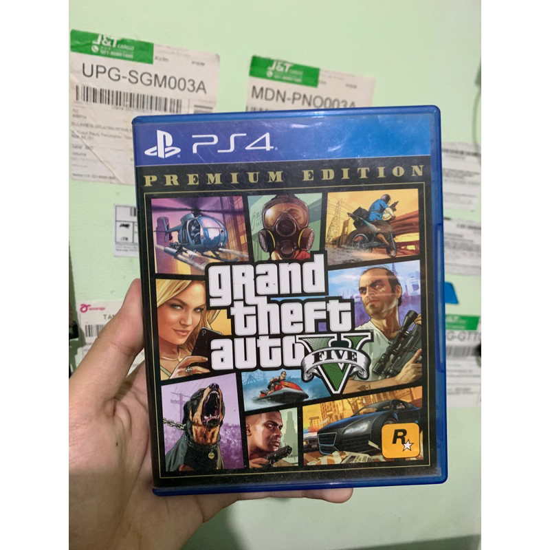 Jual BD Kaset Game PS4 GTA V Premium Edition Shopee Indonesia