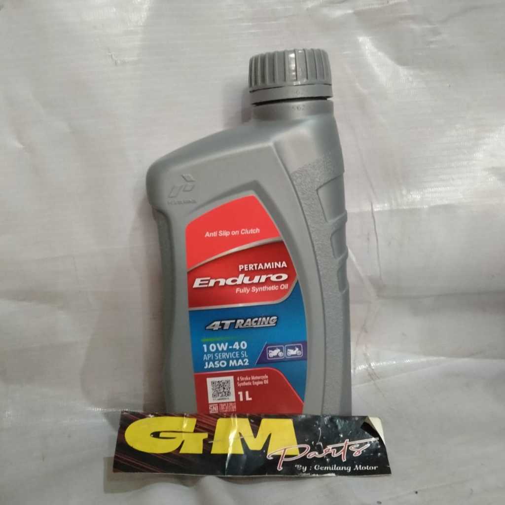 Jual OLI MESIN MOTOR 4 TAK PERTAMINA ENDURO 4T RACING 10W40 JASO MA2