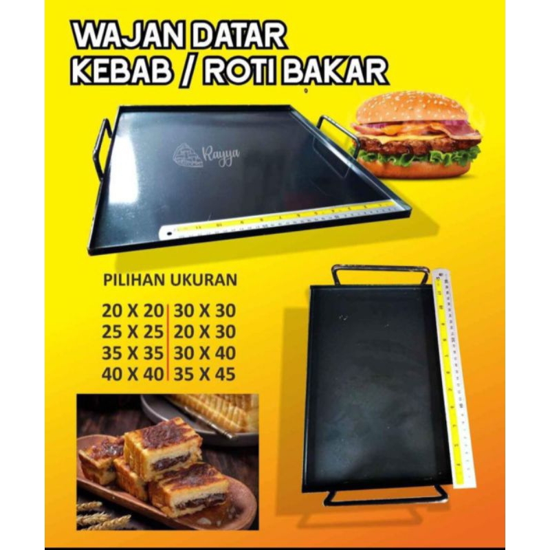 Jual Wajan Bakaran X Cm Wajan Burger Wajan Untuk Panggangan Roti