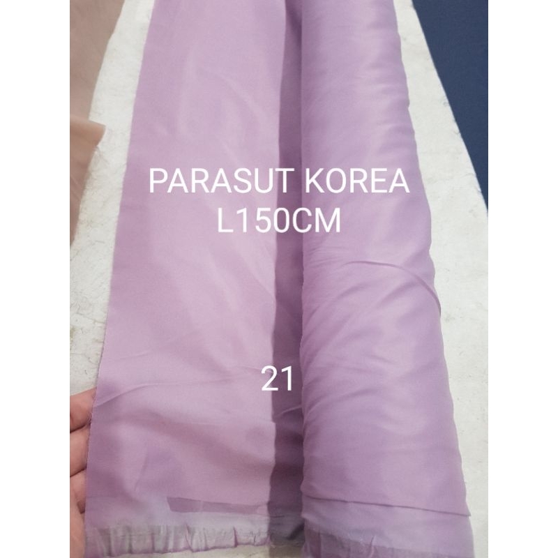 Jual HARGA PER MTR KAIN PARASUT PREMIUM KOREA PREMIUM PARASUT KOREA