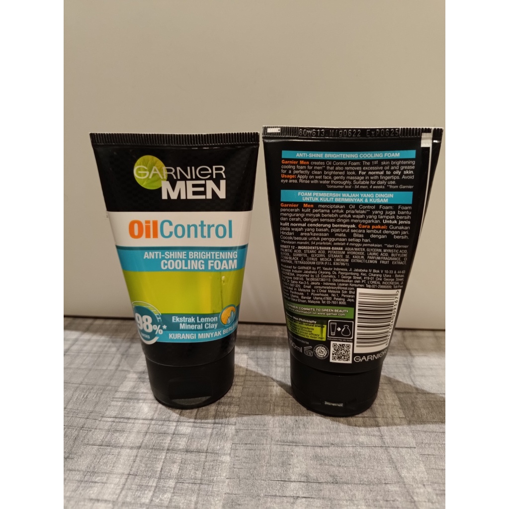 Jual Garnier Men Facial Foam Face Wash Acno Fight Wasabi Cooling