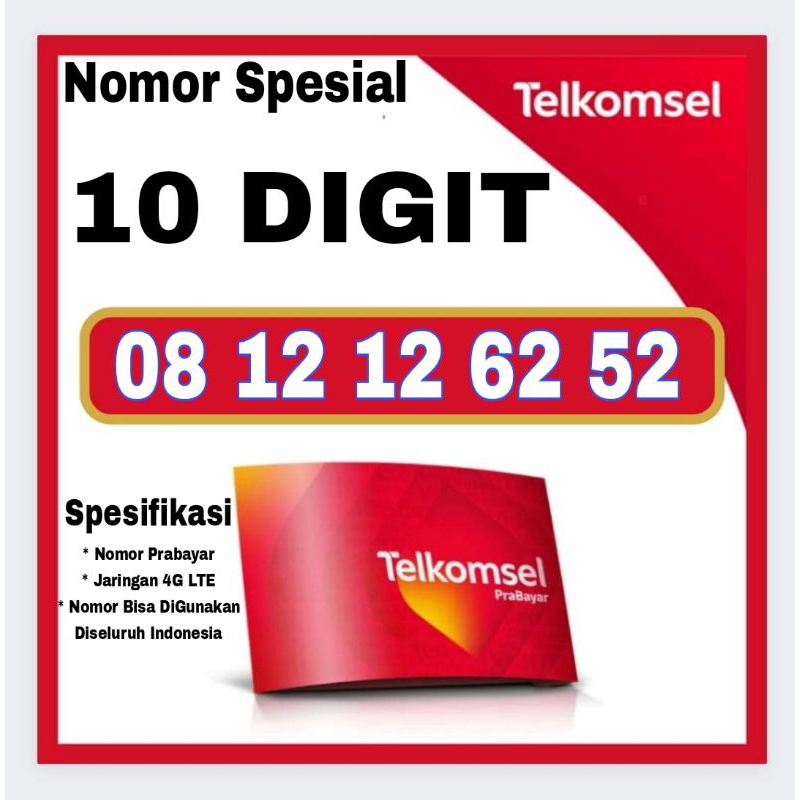 Jual Nomor Cantik 10 DIGIT Nomor Cantik Telkomsel Nomor Cantik Simpati