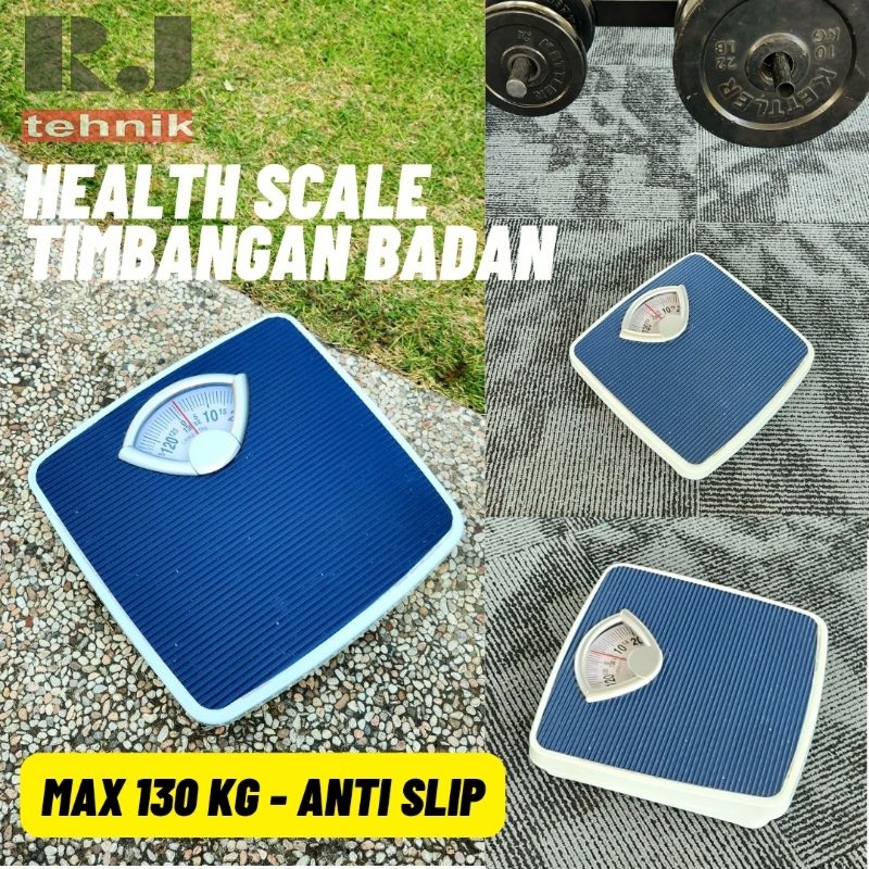 Jual Timbangan Berat Badan Mekanik Manual Analog Anti Slip Max 130kg