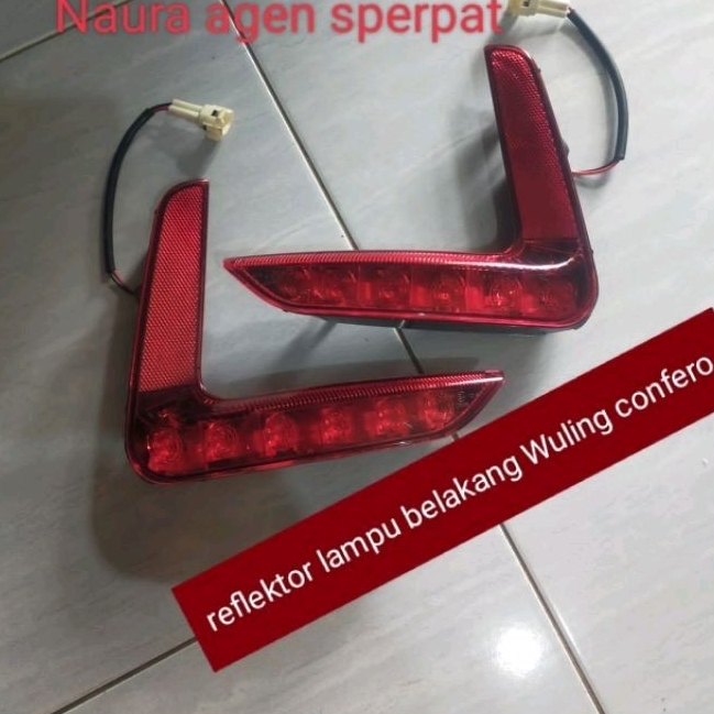 Jual REFLEKTOR WULING CONFERO ORIGINAL LAMPU BEMPER BELAKANG WULING