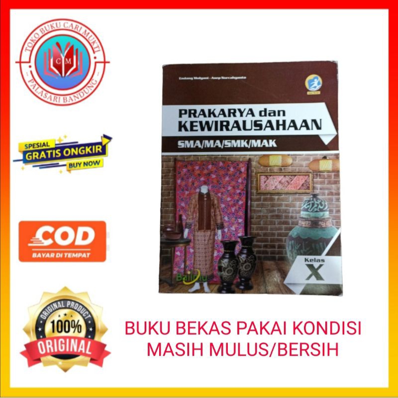 Jual Buku Bekas Prakarya Dan Kewirausahaan Untuk Sma Ma Kelas