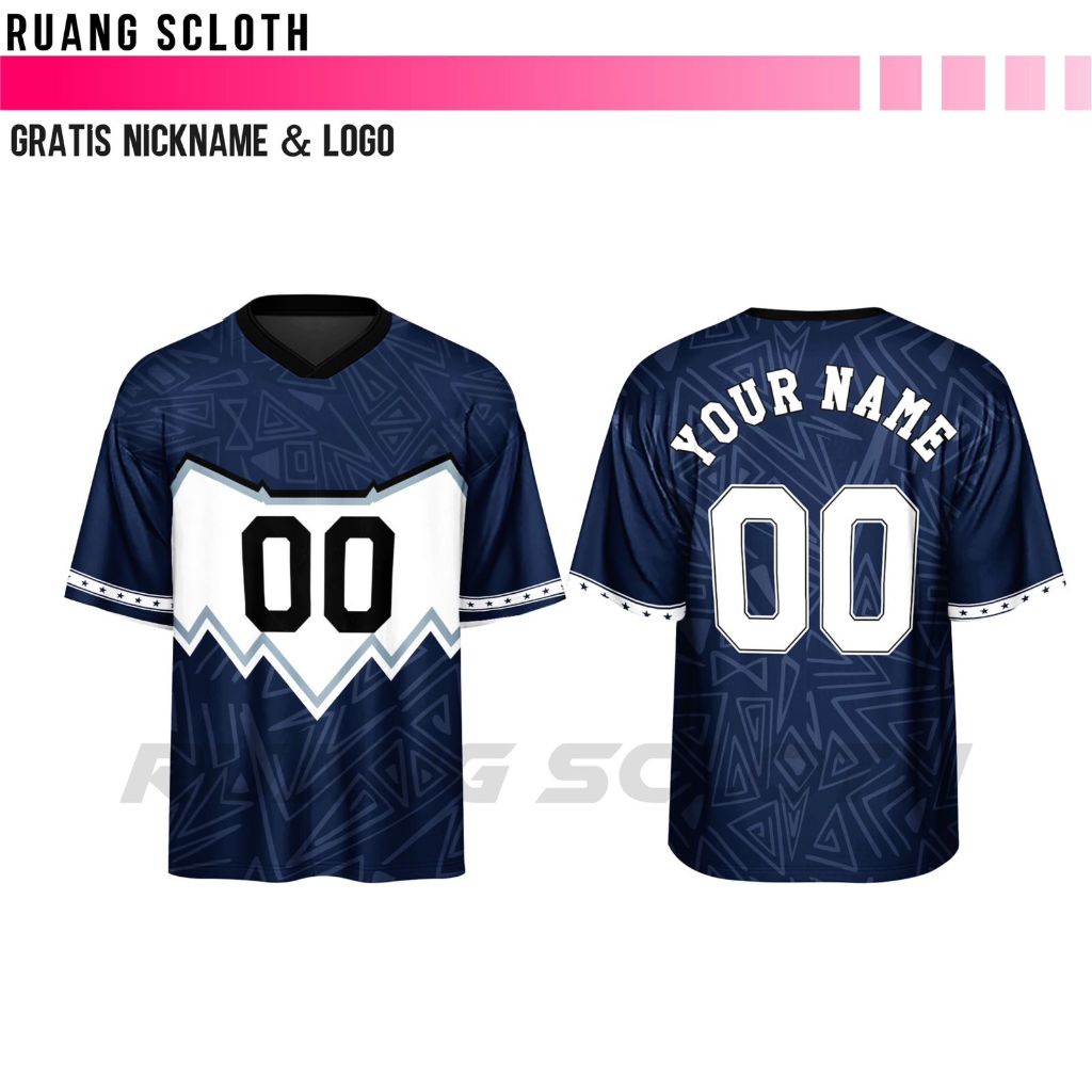 Jual Jersey Oversize Star Navy Terbaru Gratis Pasang Nama Dan Nomor