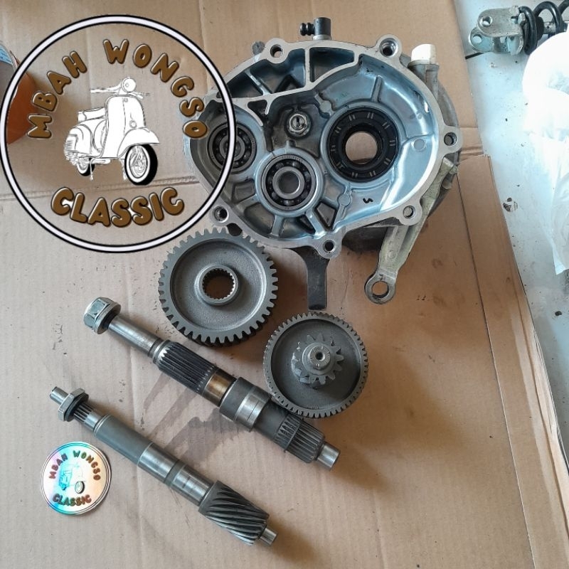 Jual CRANKCASE BLOK RASIO GEARBOX GIGI GARDAN TRANSMISI OLD AEROX PNP