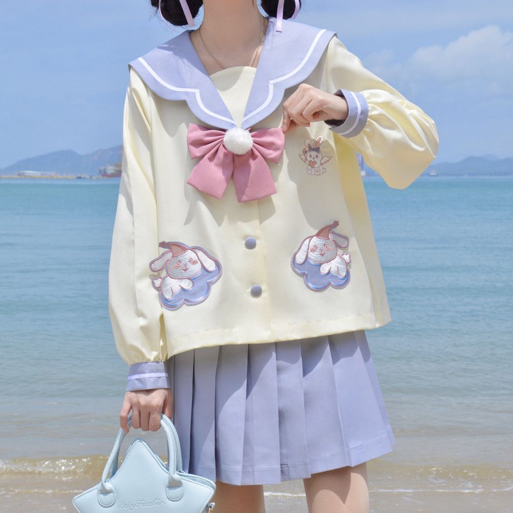 Jual Cc Sailor Seifuku Seragam Sekolah Jepang Pastel Bunny Jk