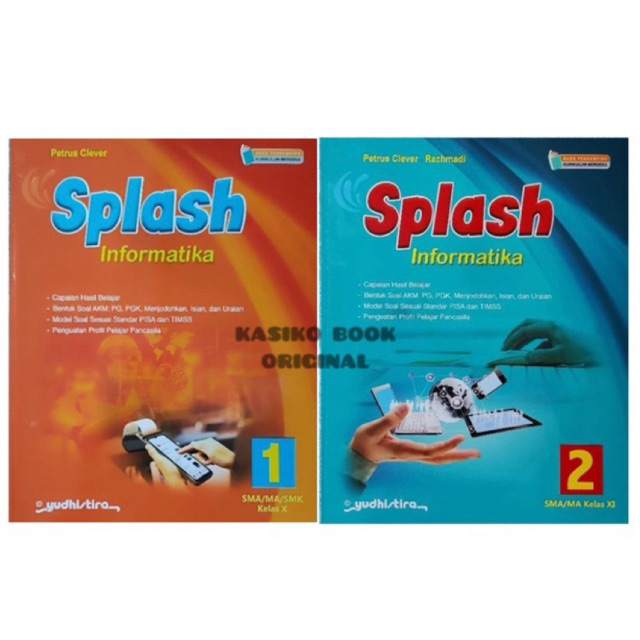 Jual Buku Kurikulum Merdeka Splash Informatika Sma Kelas X Xi