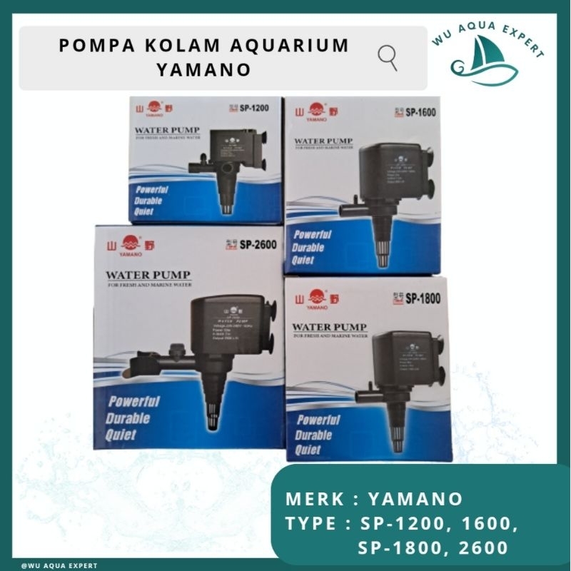 Jual Pompa Kolam Aquarium YAMANO SP 1200 SP 1600 SP 1800 SP 2600