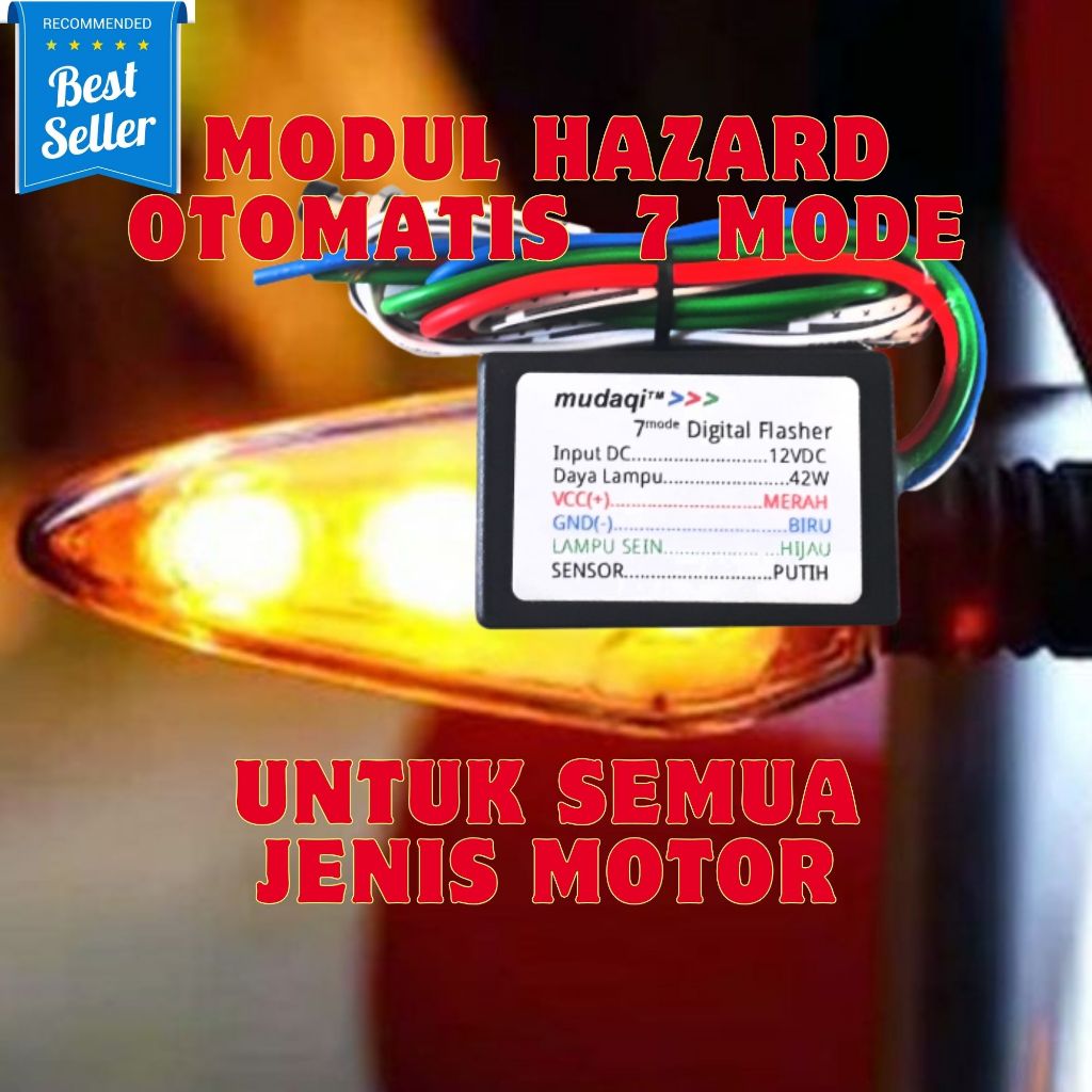 Jual Flasher Variasi Hazard Pengedip Lampu Otomatis Untuk Sein Motor