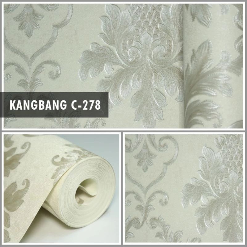 Jual Wallpaper Dinding Vinyl Bertekstur Premium Isi Meter Tebal