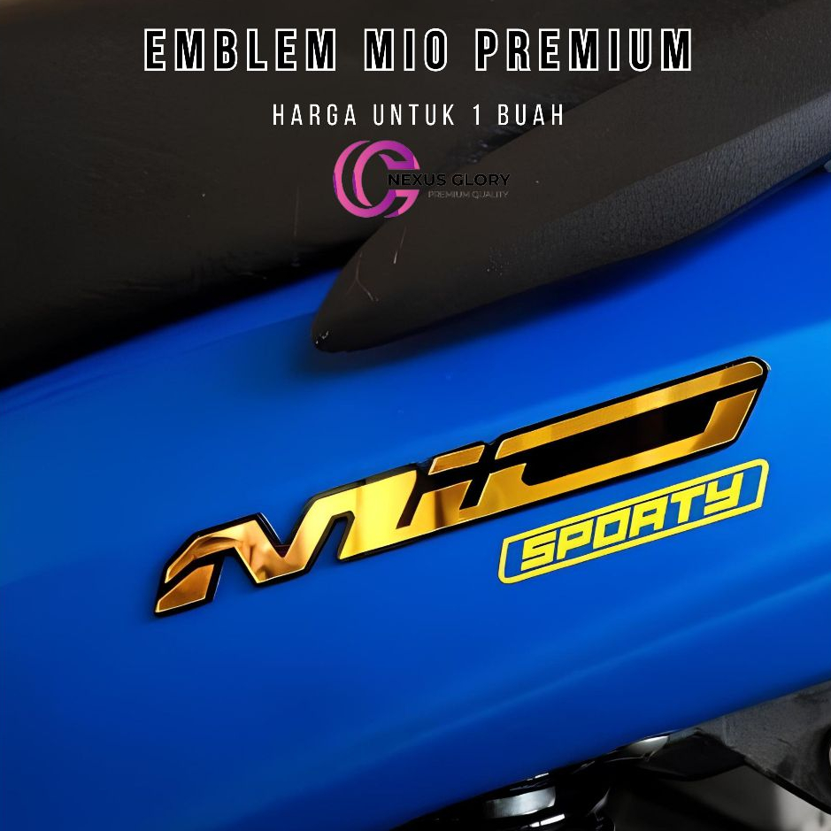 Jual Emblem Mio Timbul D Premium Stiker Timbul Mio Mio M Akrilik