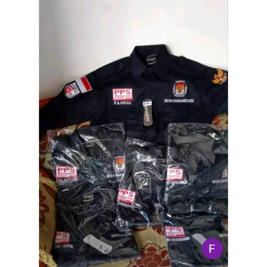 Jual Promo Big Size Kemeja Pps Full Atribut Baju Pps Seragam Pps