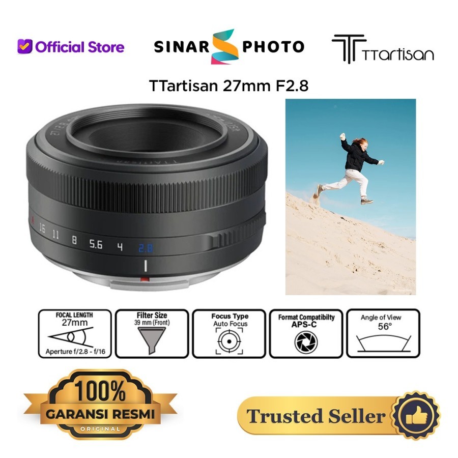 Jual Ttartisan Tt Artisan Mm F Auto Focus For Sony Fuji Black