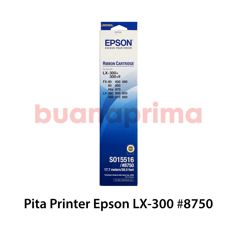 Jual Pita Printer Lengkap Epson LX 300 Original Ribbon Cartridge 8750