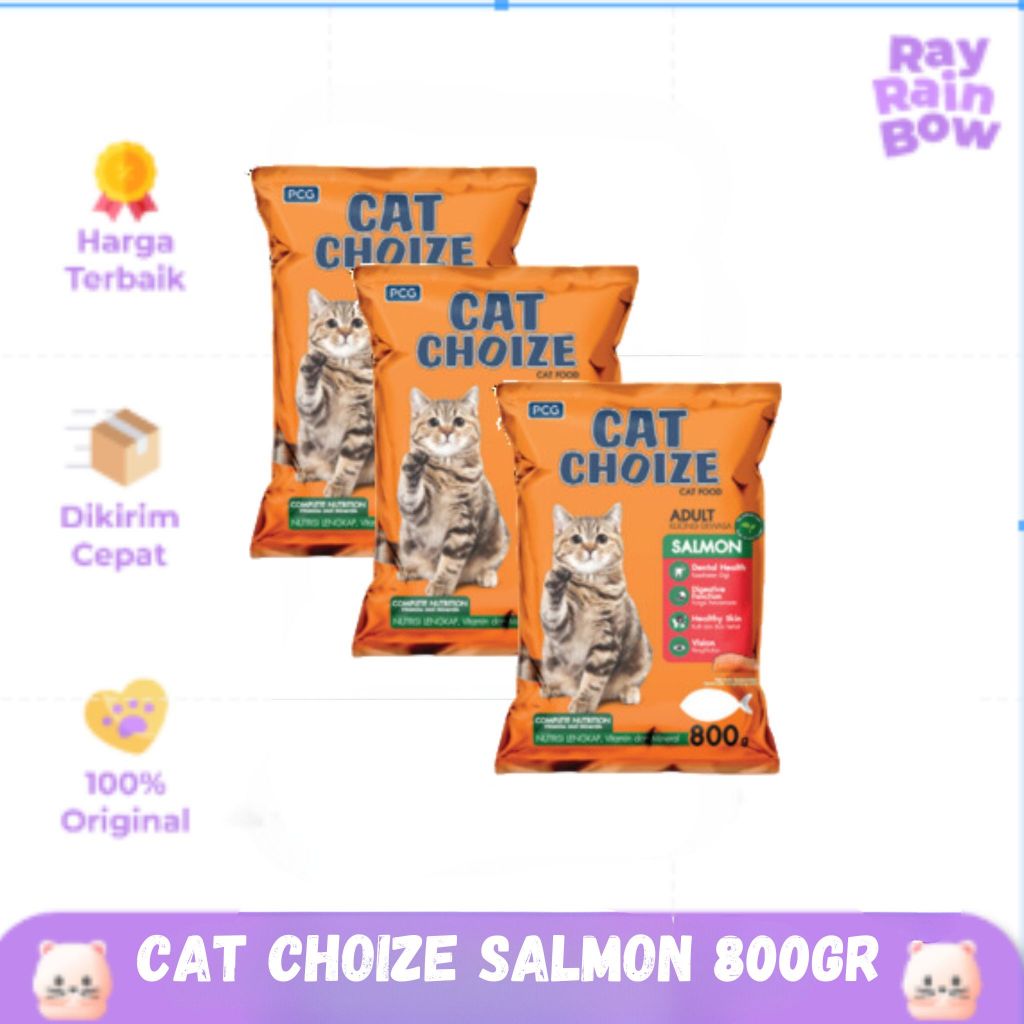 Jual Cat Choize Adult 800gram Tuna Salmon Freshpack Makanan Kucing