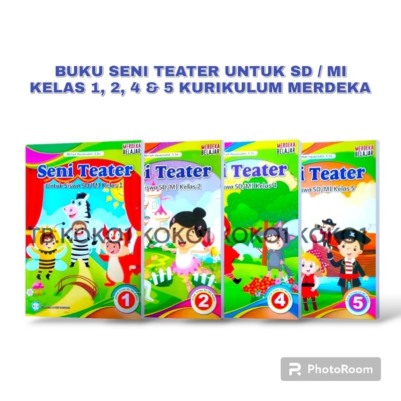 Jual BUKU PAKET SENI TEATER UNTUK SD MI KELAS 1 2 4 5 KURIKULUM