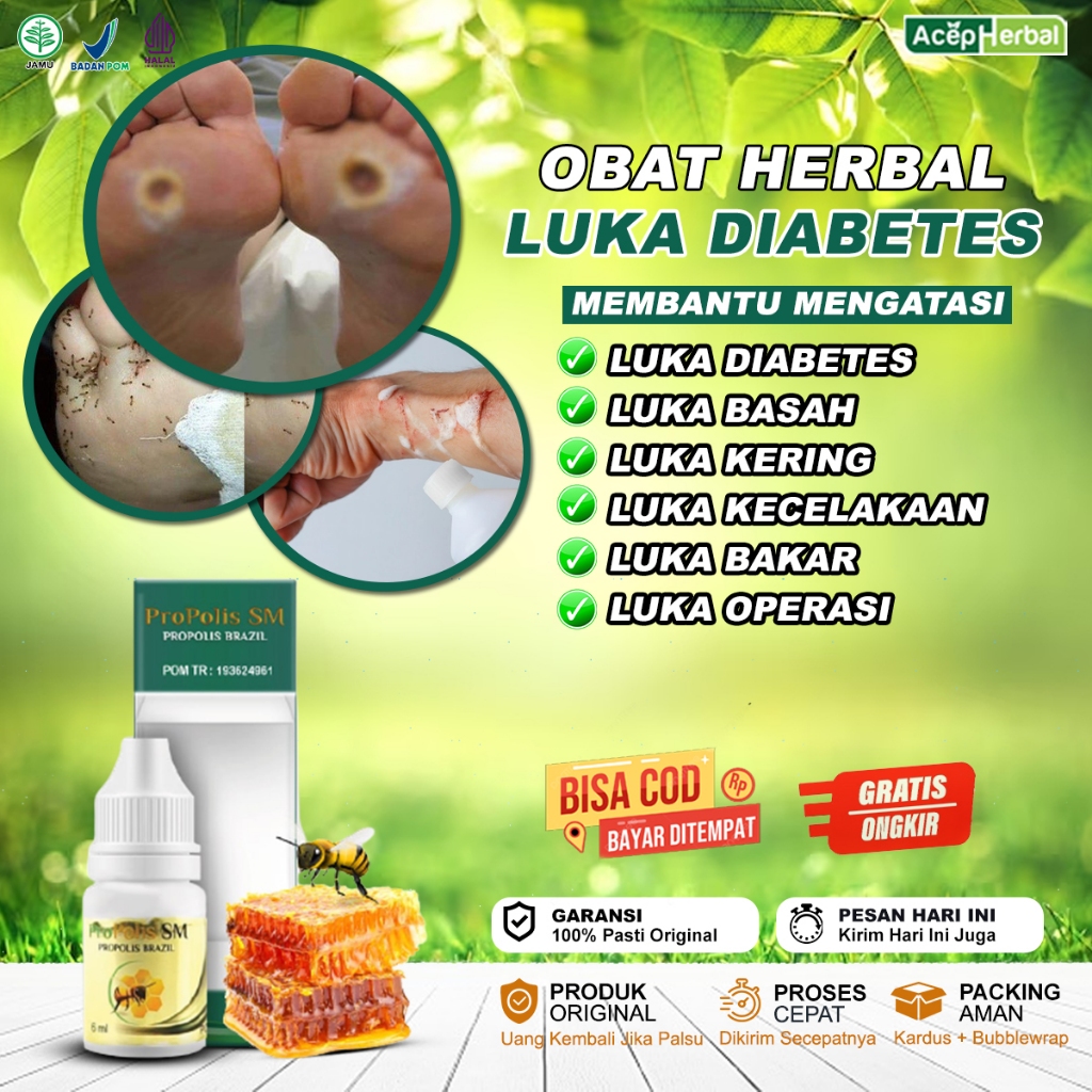 Jual Obat Luka Diabetes Obat Pengering Luka Diabetes Obat Luka Bernanah