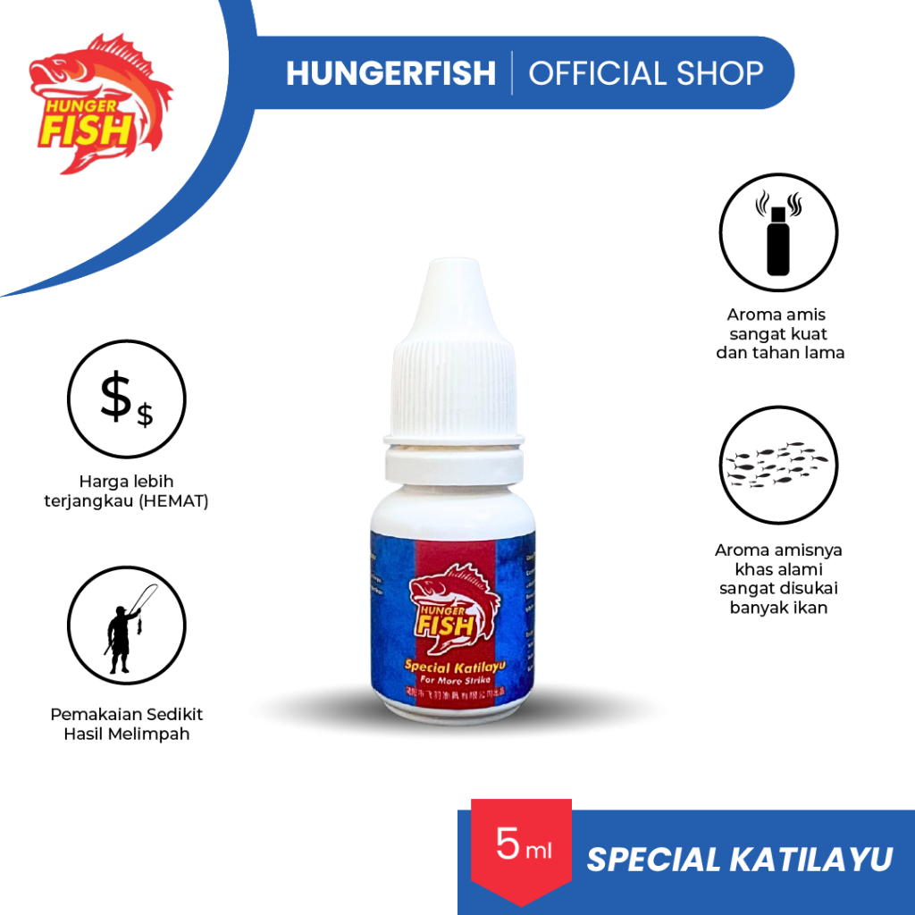 Jual HUNGERFISH ESSEN Getah Katilayu Premium 10x Lebih Stiker Gacor