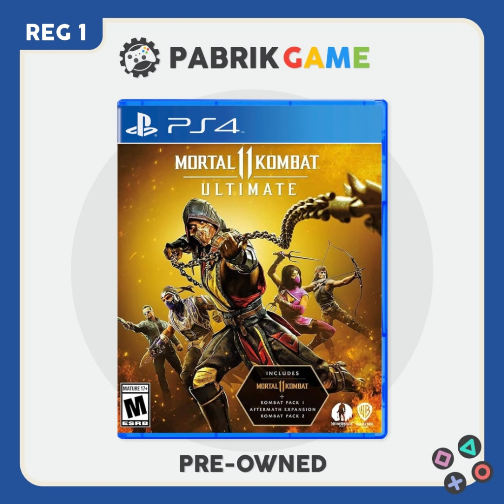 Jual BD KASET PS4 MORTAL KOMBAT 11 ULTIMATE Shopee Indonesia