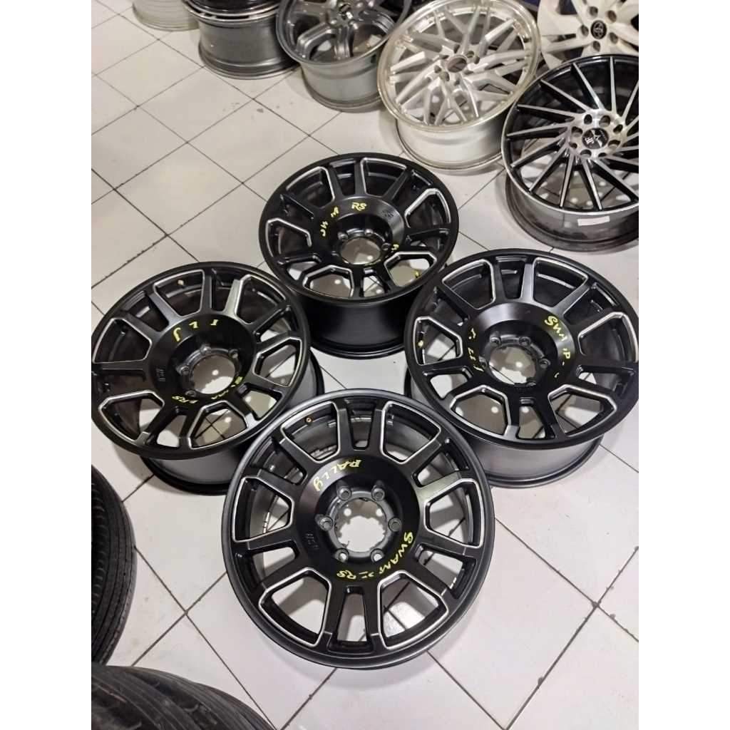 Jual Velg Mobil Second HSR SWAMPERS Ring 18 Baut 6x139 Untuk Pajero