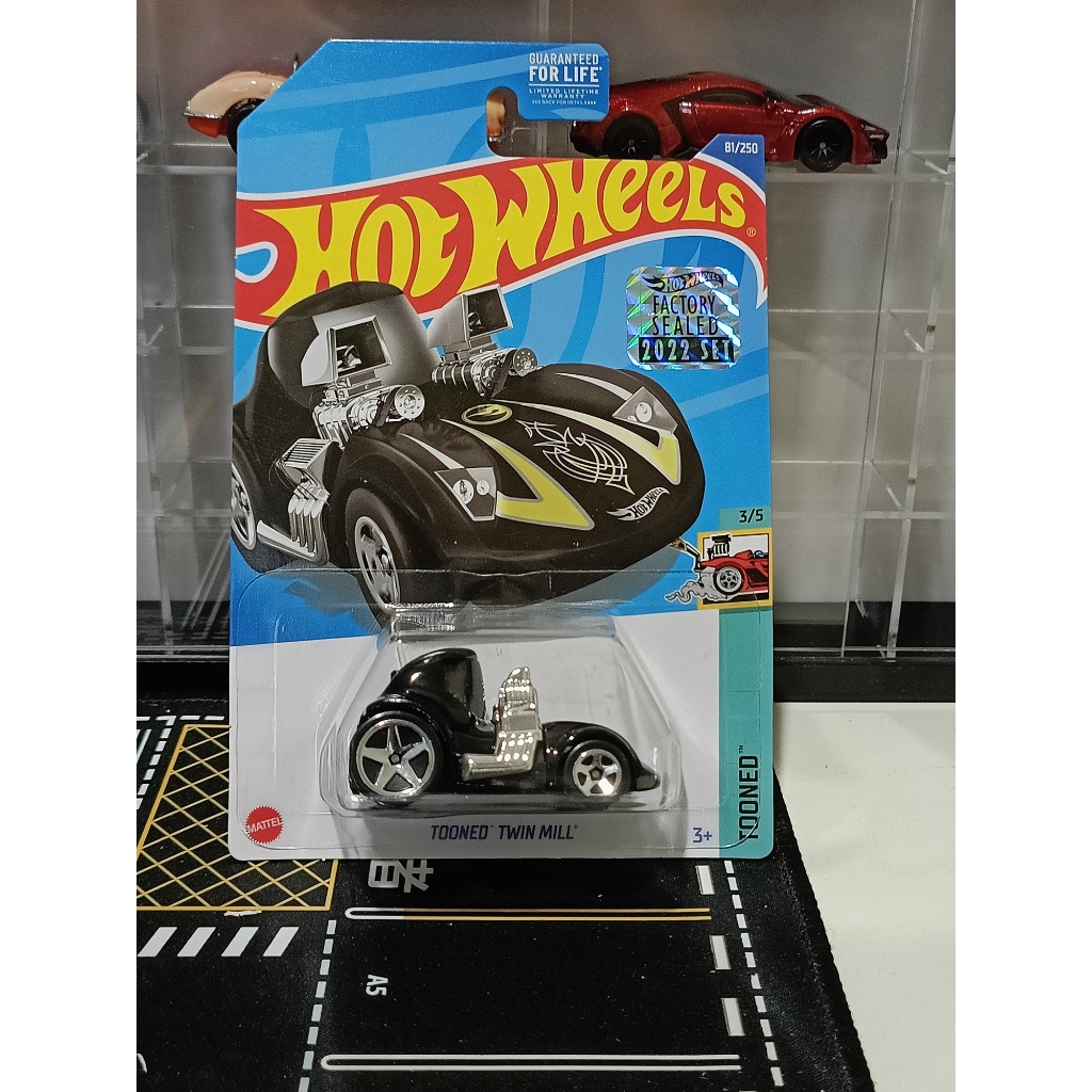 Jual Hot Wheels Tooned Twin Mill Treasure Hunt Hitam Factory Sealed