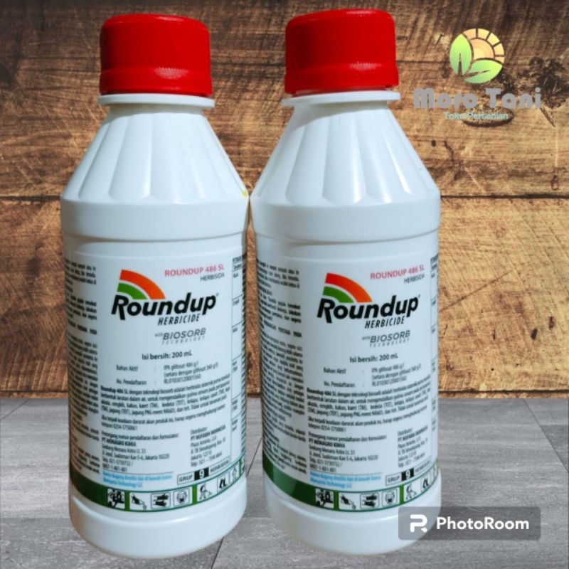 Jual Herbisida ROUNDUP 486 SL 200 ML Pembasmi Rumput Liar Shopee