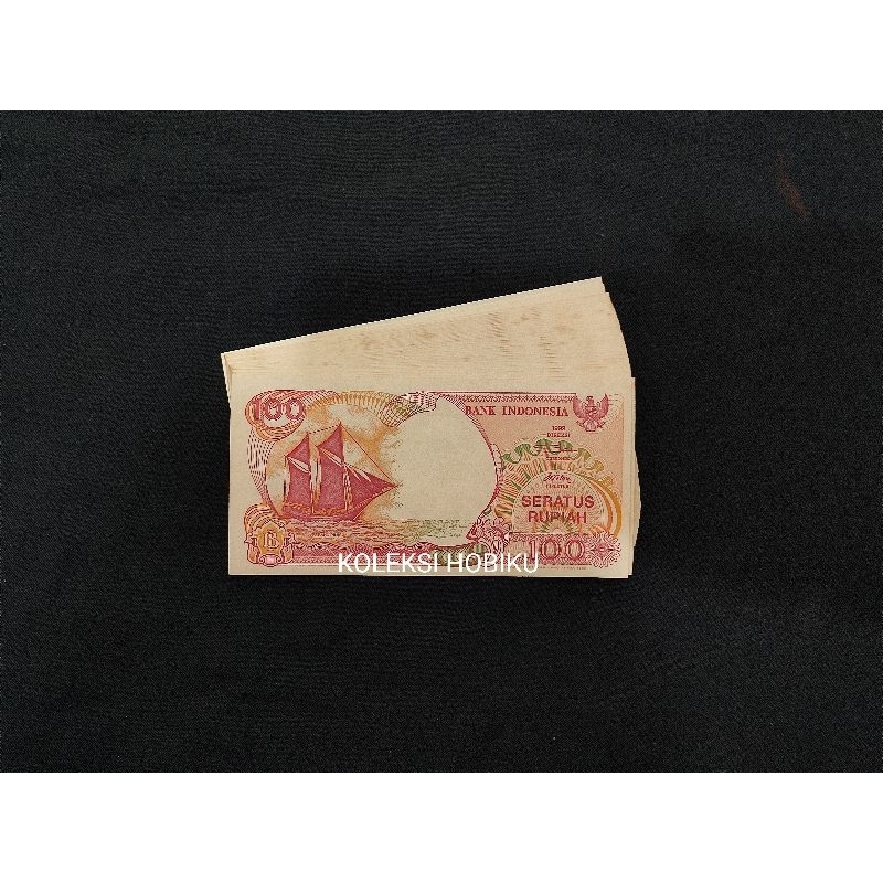 Jual Uang Kuno Indonesia 100 Rupiah 1992 Perahu Pinisi Kondisi Bekas