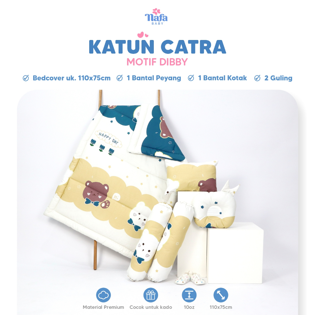 Jual Nafa Baby Bedcover Set Bayi Bantal Guling Ready Stock Shopee