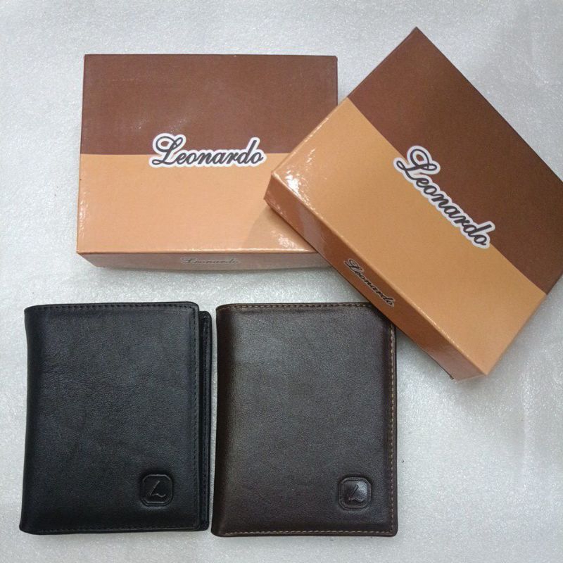 Jual Dompet Kulit Pria LEONARDO Model Lipat Buku 9 08 Men S Wallet