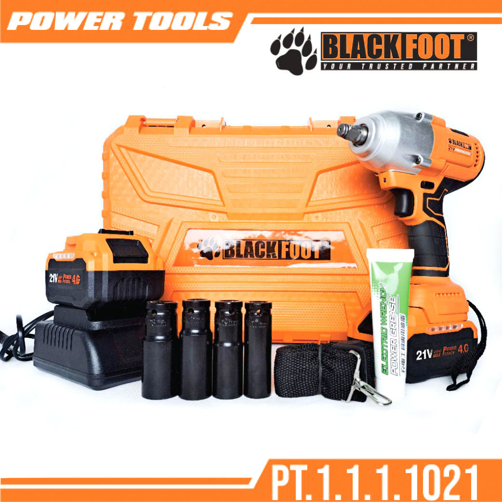 Jual Mesin Bor Impact Wrench 1 2 Cordless Blackfoot 21Volt Pembuka