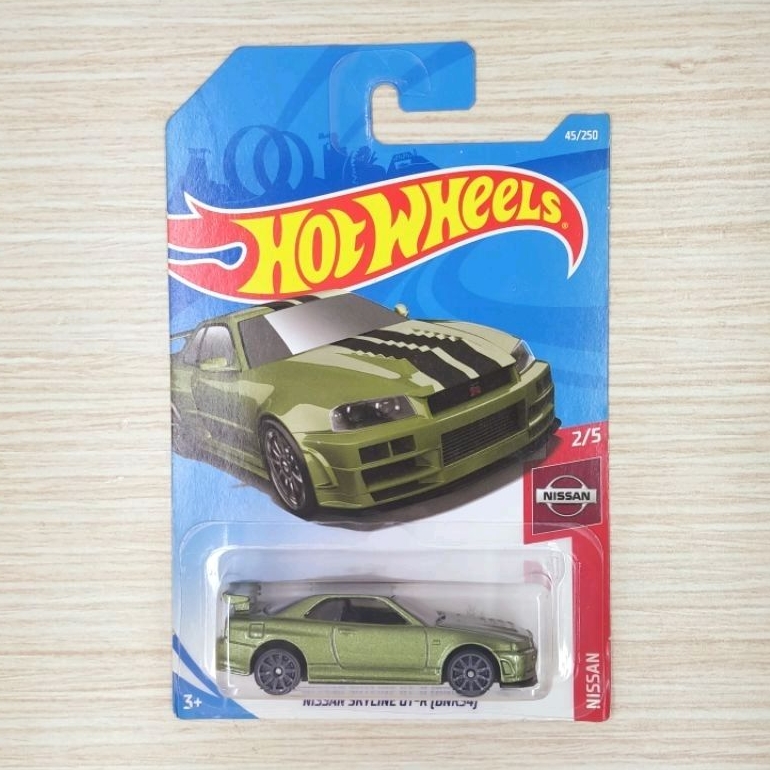 Jual Hotwheels Nissan Skyline Gtr R34 Hijau Shopee Indonesia