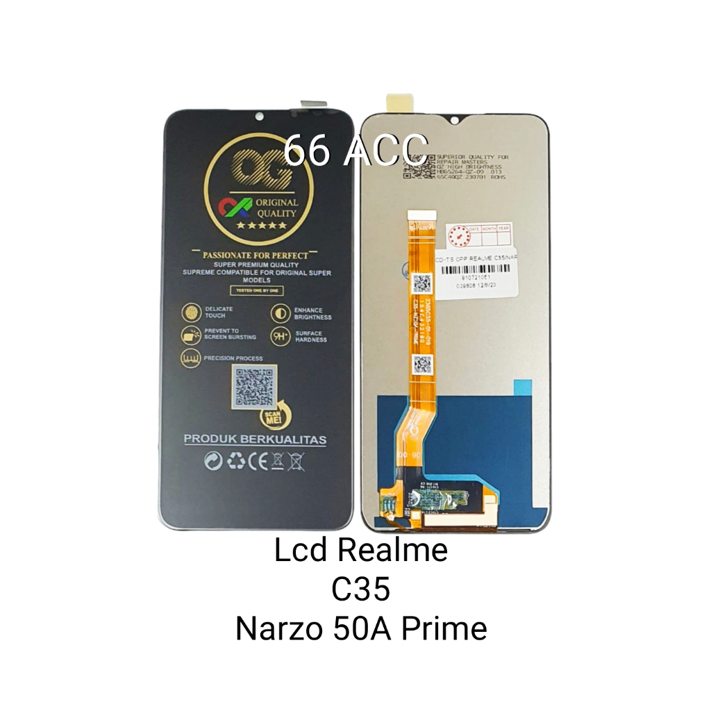 Jual Lcd Oppo Realme C35 Narzo 50A Prime Fullset Touchscreen