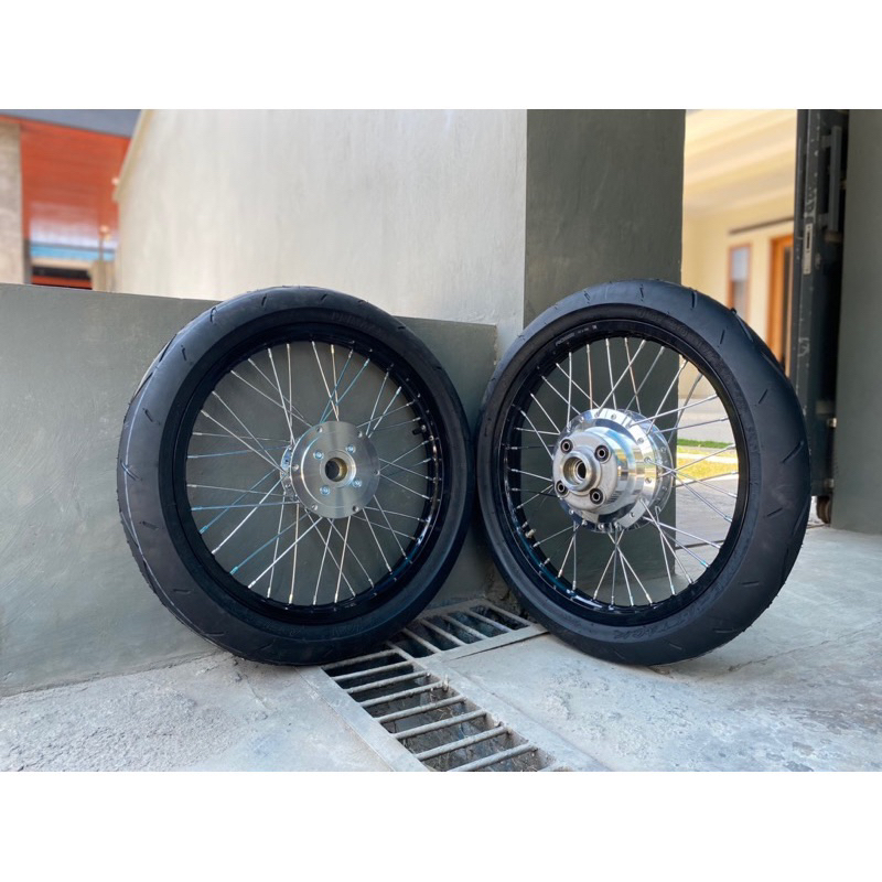 Jual Velg Rakitan Set Ban Fullset Depan Belakang Velg Vrossi Ring