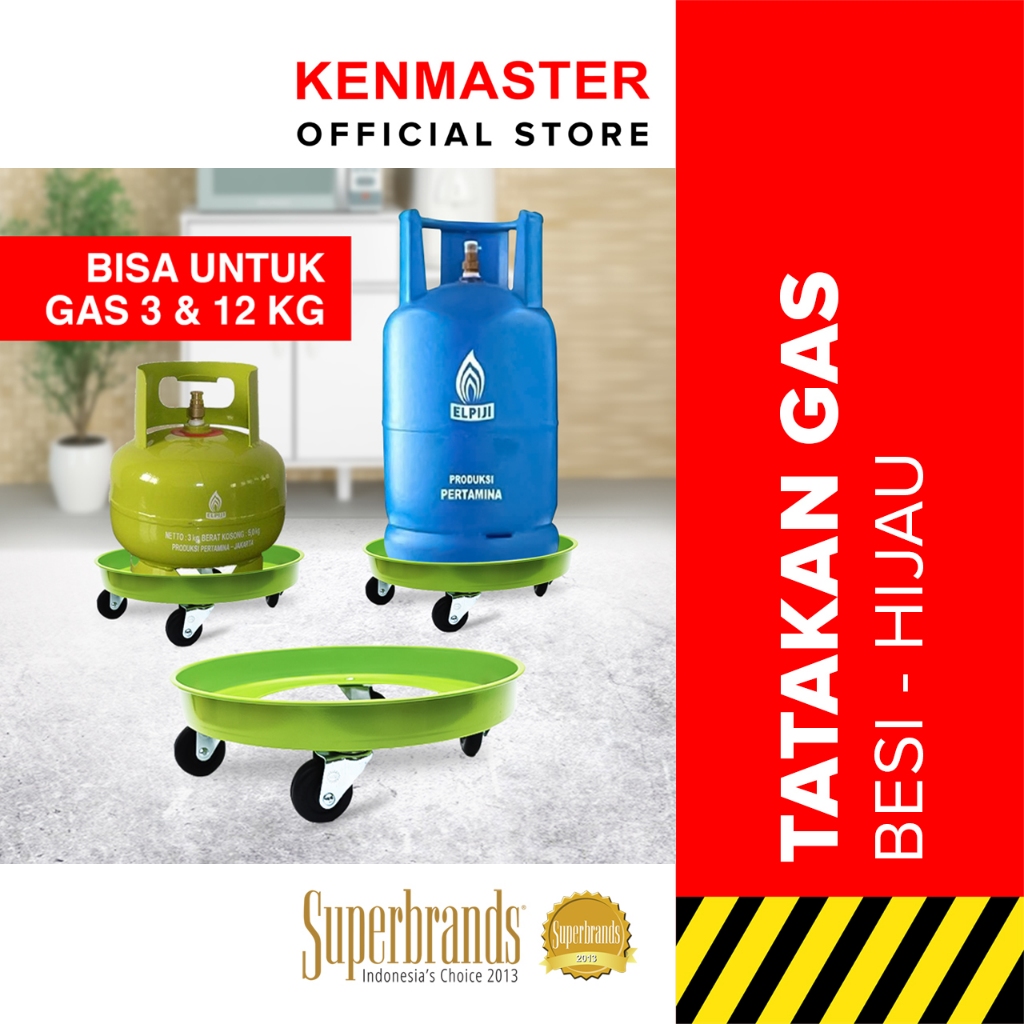 Jual Kenmaster Tatakan Tabung Besi Gas Hijau TTKK029 Shopee Indonesia