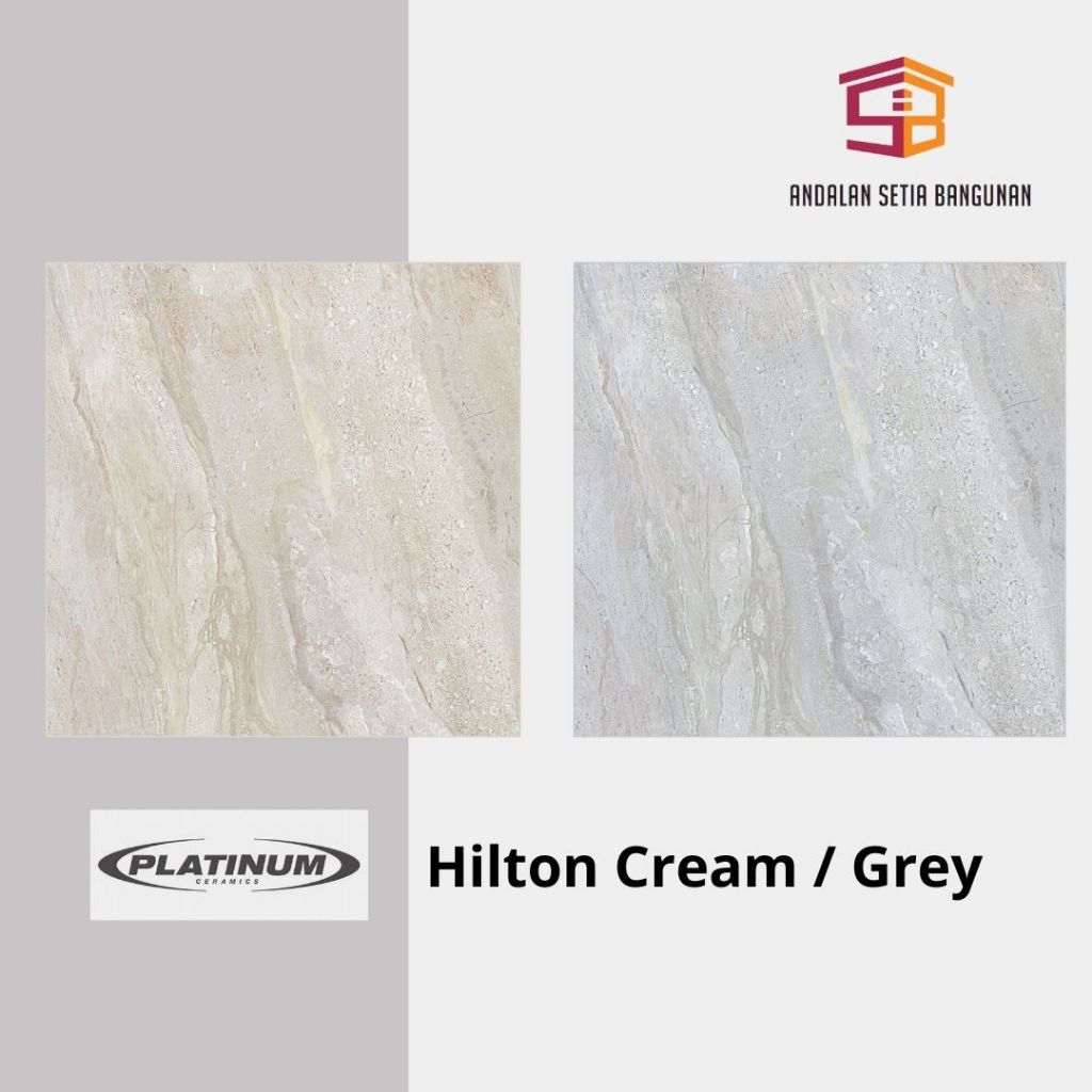 Jual Keramik Platinum Hilton Cream Grey 40x40 Shopee Indonesia