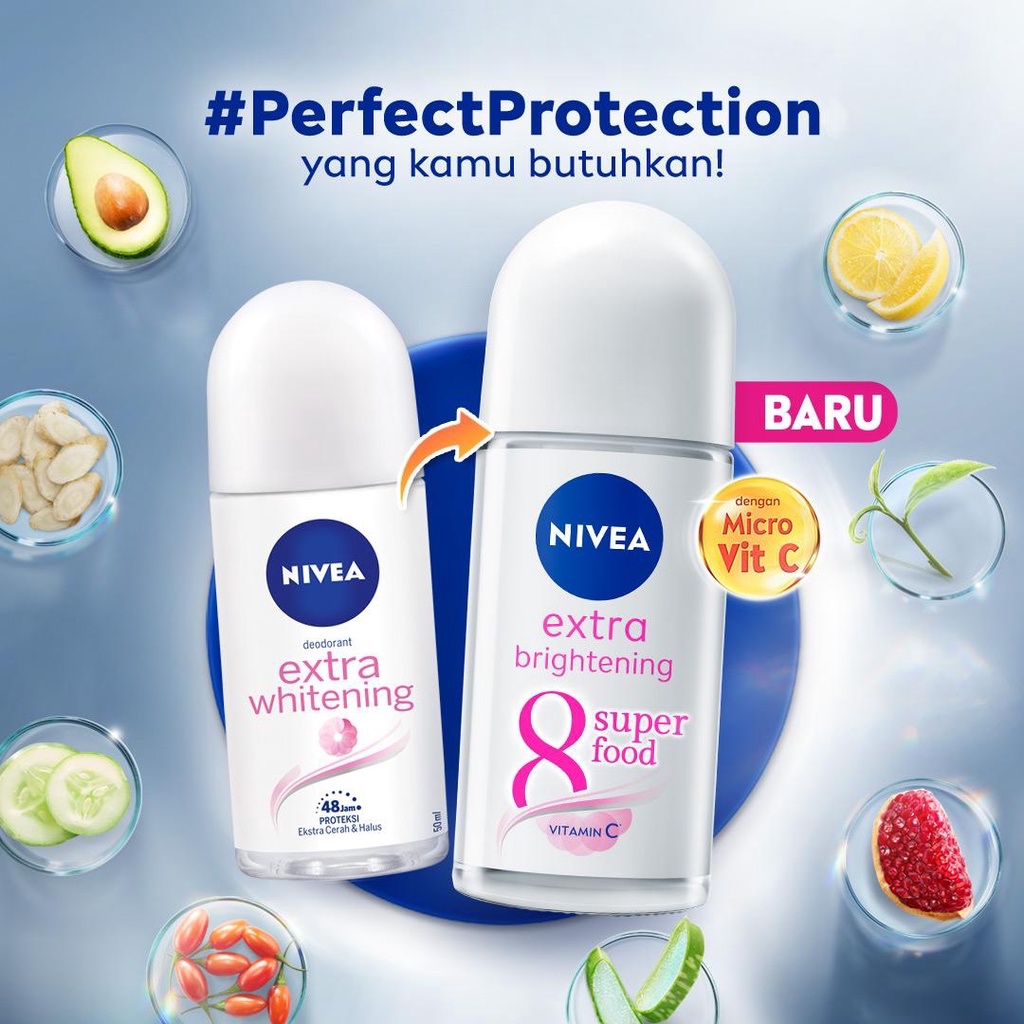 Jual Nivea Deodorant Extra Brightening Ml Shopee Indonesia