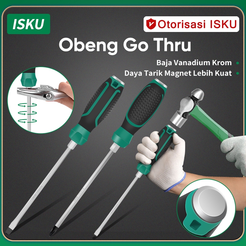 Jual ISKU Obeng Set Komplit Serbaguna Obeng Hp Full Set 2pcs Tip