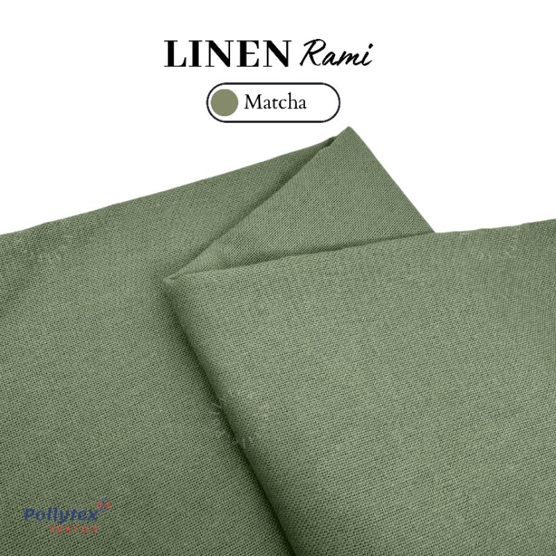 Jual Bahan Kain Katun Linen Rami Kahatex Premium Eceran Meteran Per