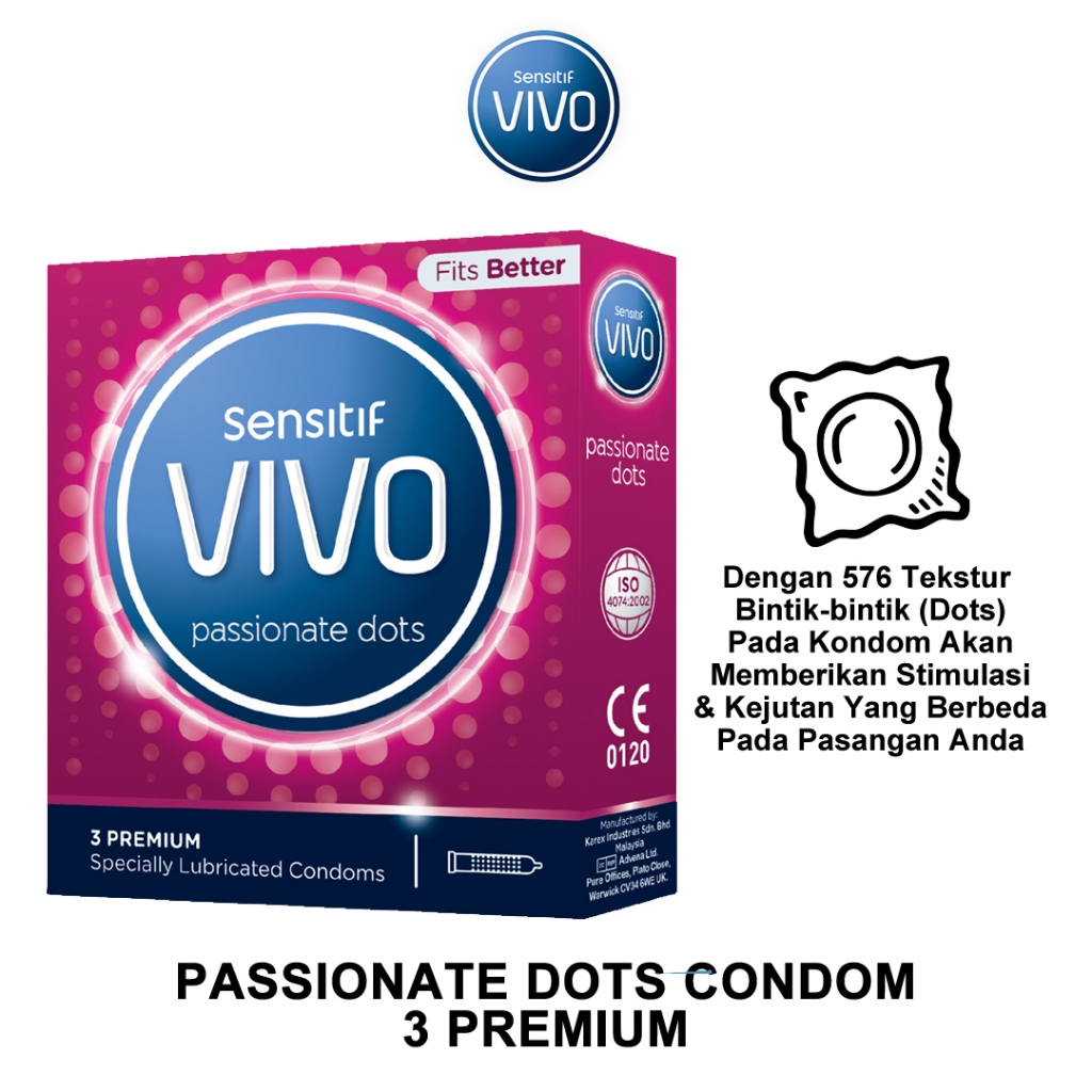 Jual Kondom Vivo Sensitif Alat Kontrasepsi Pria Condom Kondom Grigi