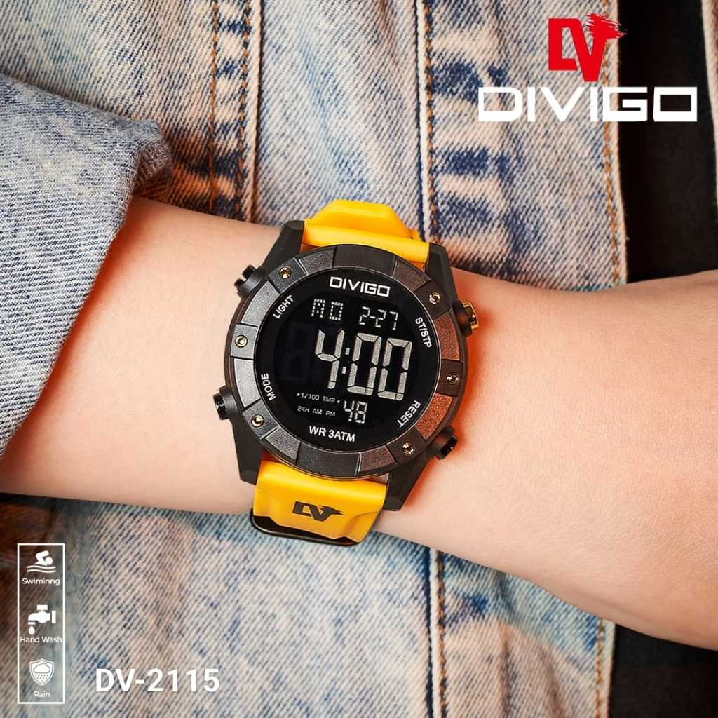 Jual Jam Tangan Pria Wanita Original Divigo Dv Digital Water