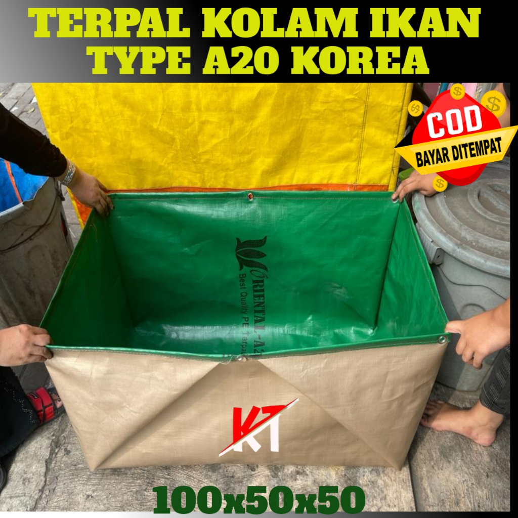 Jual Terpal Kolam Ikan Ukuran X X Type A Korea Tebal Dan