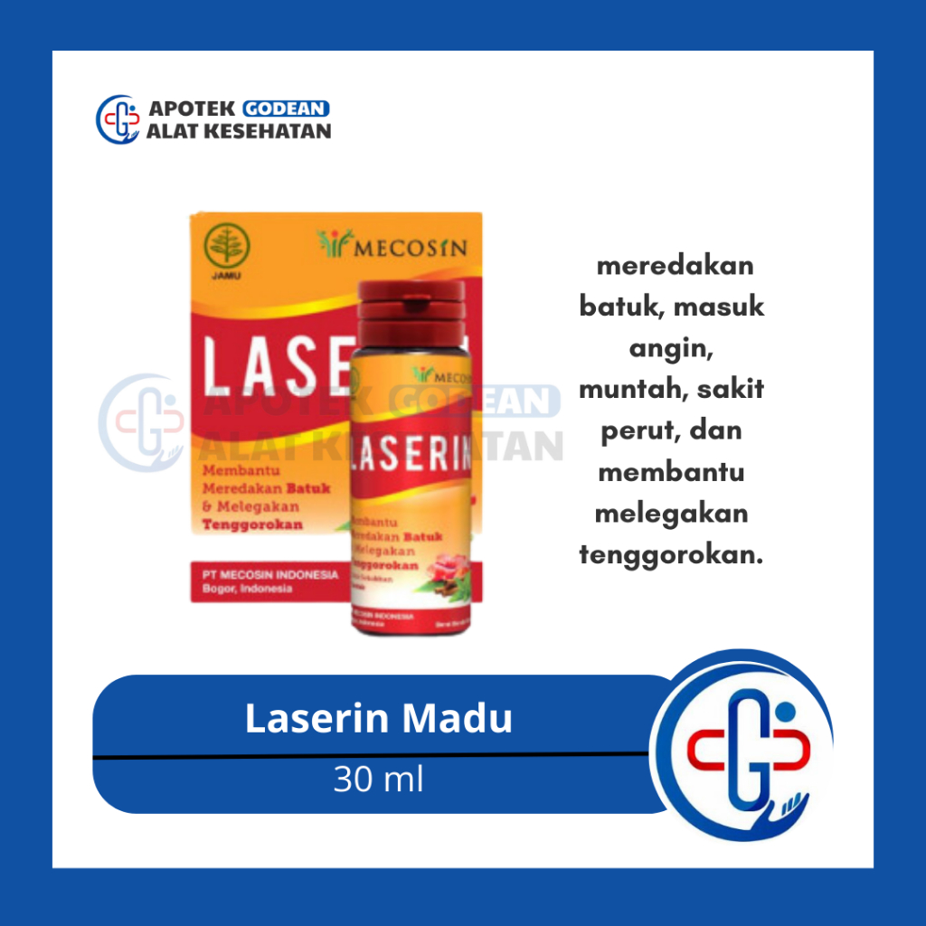 Jual LASERIN Syrup OBAT BATUK Herbal Sirup Melegakan Pelega Tenggorokan